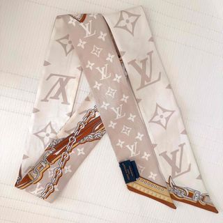 ルイヴィトン(LOUIS VUITTON)のLOUIS VUITON ルイヴィトン　モノグラム　リボンスカーフ　BBバンドー(バンダナ/スカーフ)