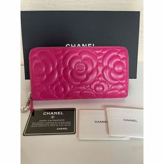 シャネル(CHANEL)の美品！シャネルカメリア長財布(財布)