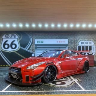 アオシマ(AOSHIMA)のプラモデル完成品　アオシマ1/24 LB35GTR Ver.2(模型/プラモデル)