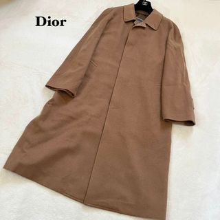 Christian Dior - dior キャメルステンカラーコート　ディオール　カシミヤ　L ロング