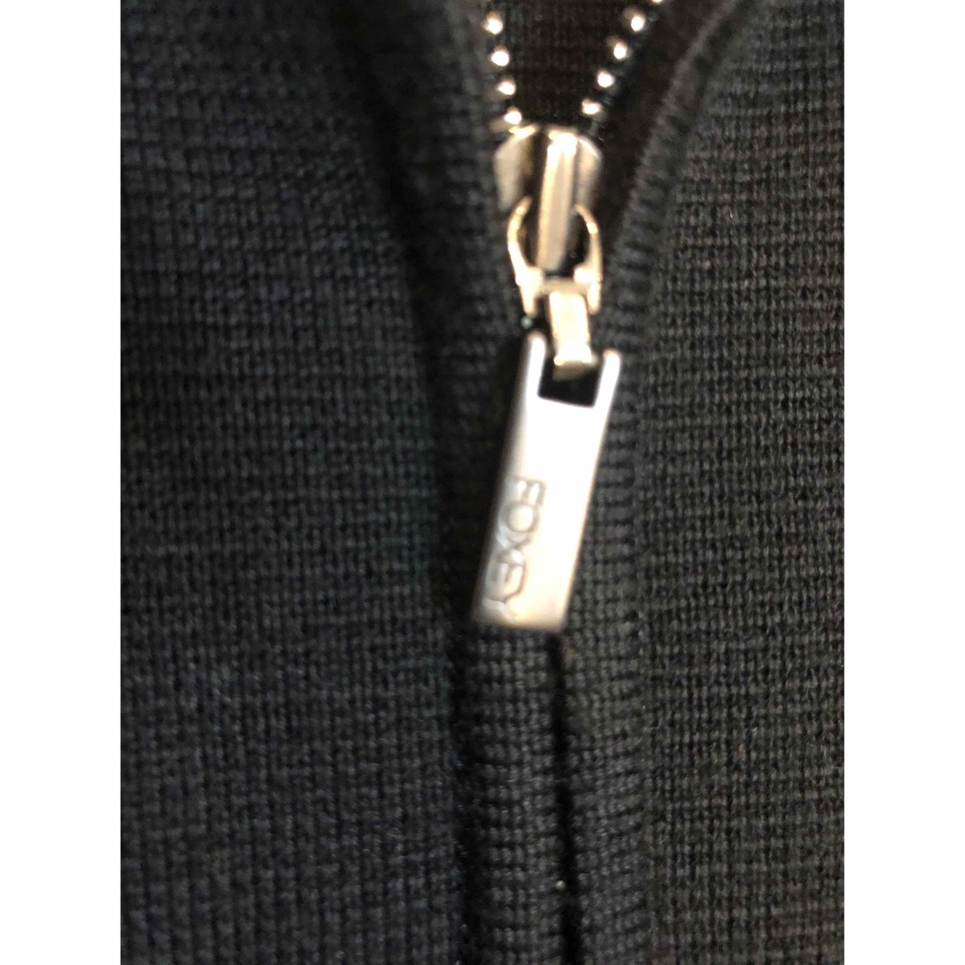 FOXEY BOUTIQUE - 極美品 フォクシー白襟付き 長袖ウールの FOXEY BOUTIQUE - 極美品 フォクシー白襟付き 長袖ウールの