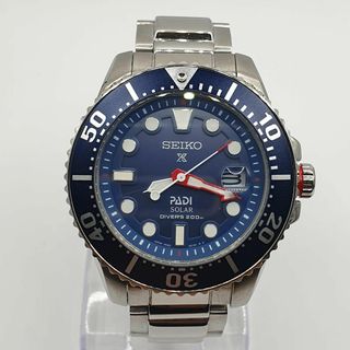 セイコー(SEIKO)のセイコー SEIKO ダイバー プロスペックス 自動巻き PADI ソーラー 青(腕時計(アナログ))