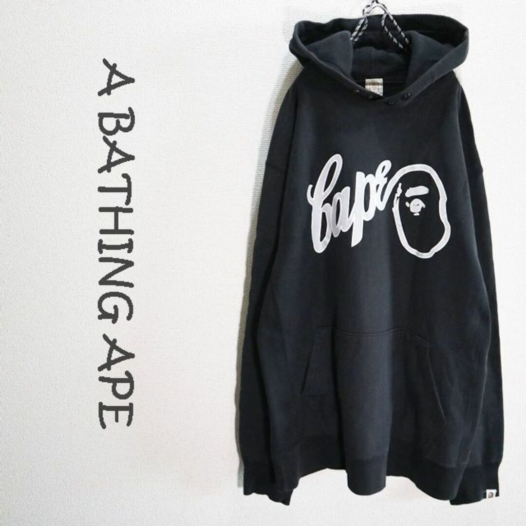 A BATHING APE(アベイシングエイプ)の◆古着◆　00‘年代　A BATHING APE  　フード付きスウェット メンズのトップス(パーカー)の商品写真