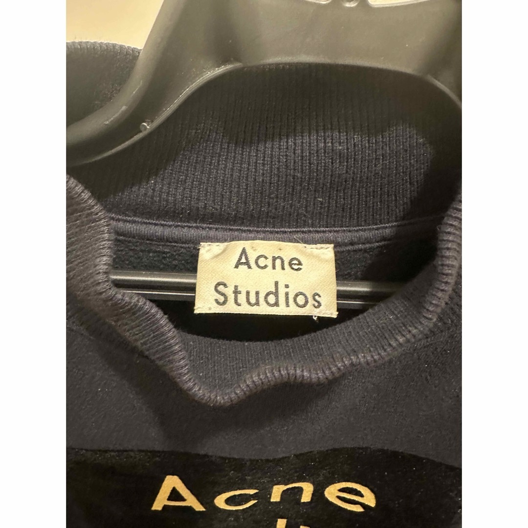 Acne Studios(アクネストゥディオズ)のAcne Studios アクネストゥディオズ スエット ネイビー Sサイズ レディースのトップス(トレーナー/スウェット)の商品写真