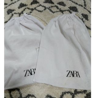 ザラ(ZARA)のZARA 布製巾着袋 シューズ用2枚組(ショップ袋)