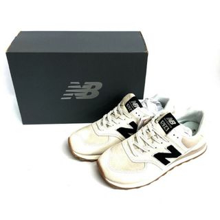 ニューバランス(New Balance)の★NEW BALANCE ニューバランス U574NWB スニーカー スウェード オフホワイト size28.5ｃｍ(スニーカー)