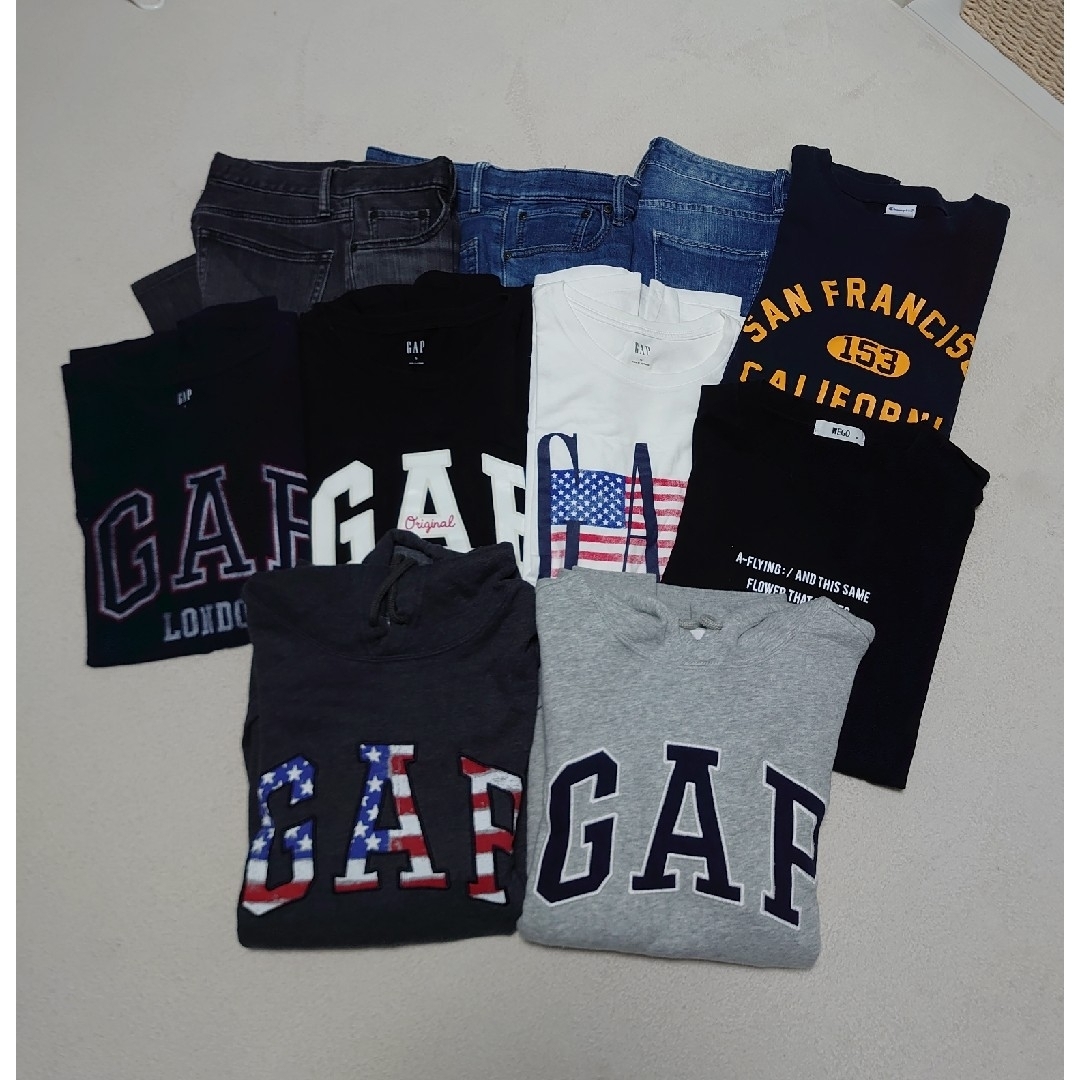 GAP(ギャップ)の【値下げ】男の子　中学生　服10着まとめ　GAP、WEGO、Championなど メンズのトップス(Tシャツ/カットソー(半袖/袖なし))の商品写真
