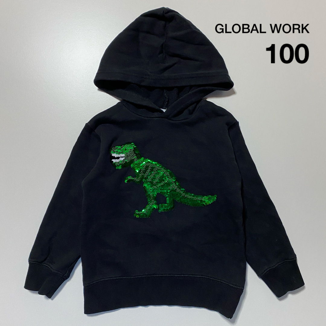 GLOBAL WORK(グローバルワーク)のGLOBAL WORK パーカー 恐竜 100cm キッズ/ベビー/マタニティのキッズ服男の子用(90cm~)(その他)の商品写真