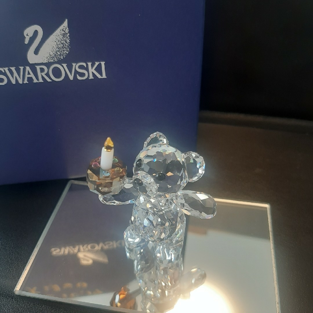 インテリア/住まい/日用品廃盤品　SWAROVSKI　クリスベア