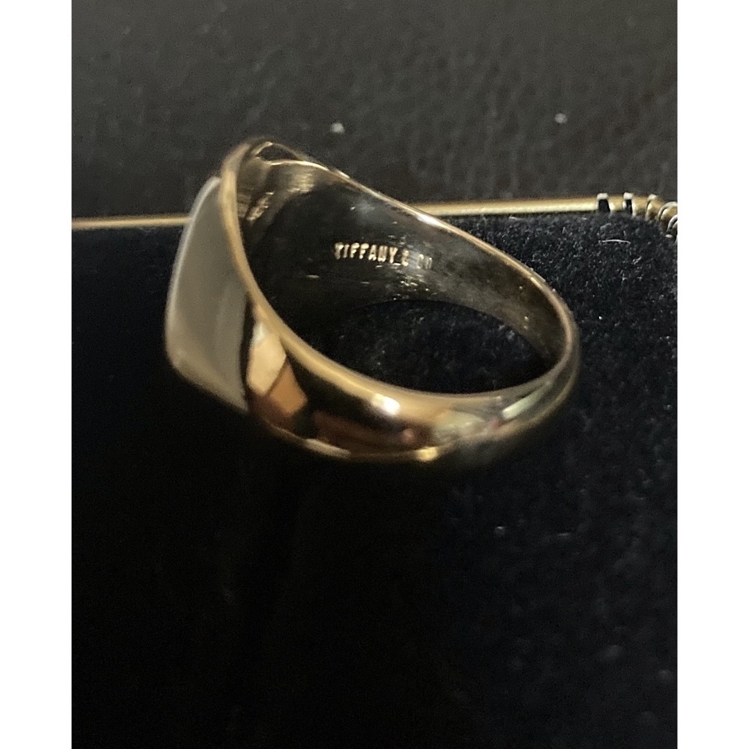 Tiffany&Co シグネットリング 14K ティファニー アンティーク メンズのアクセサリー(リング(指輪))の商品写真