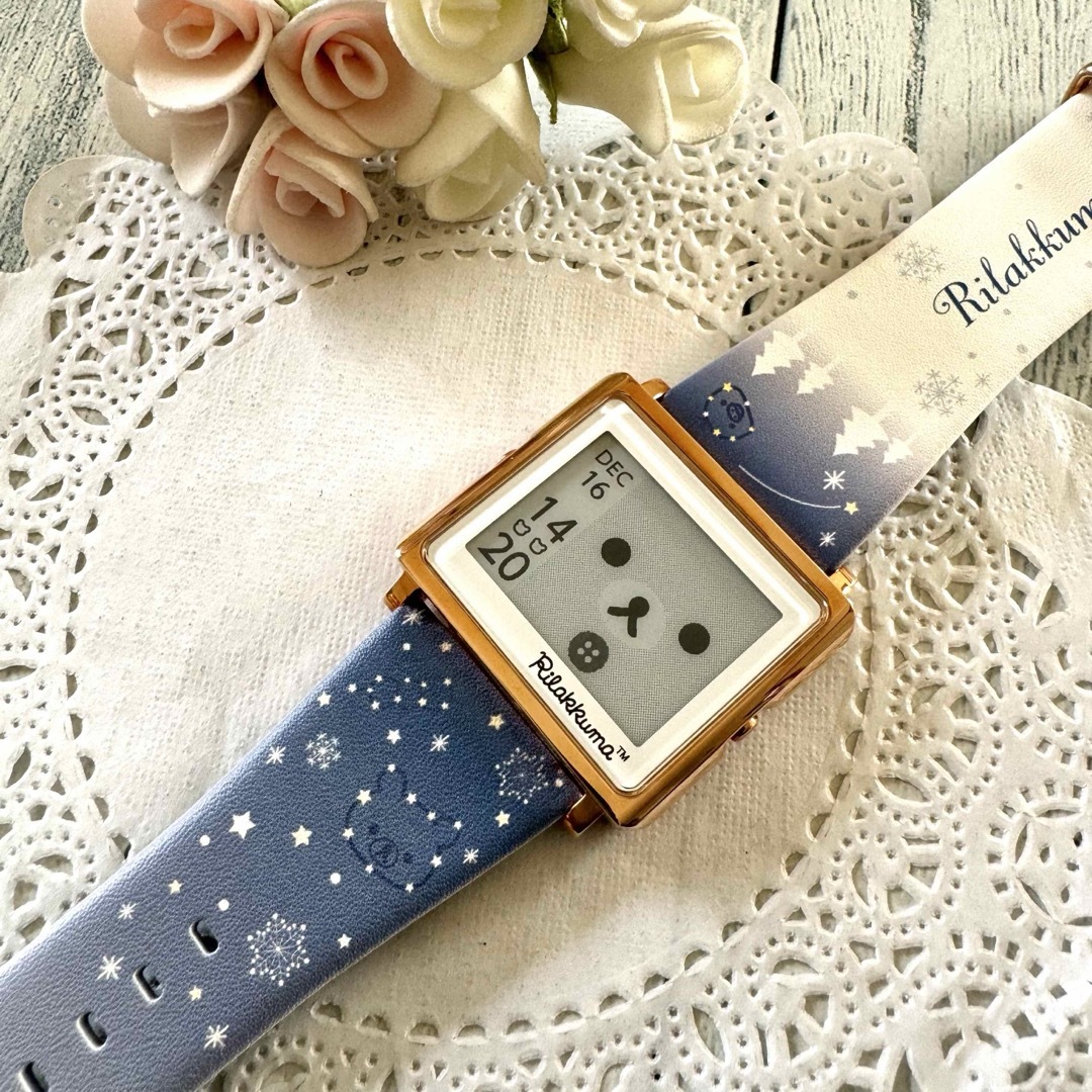 EPSON(エプソン)の【電池交換済】スマートキャンバス 腕時計 Smart Canvas リラックマ レディースのファッション小物(腕時計)の商品写真