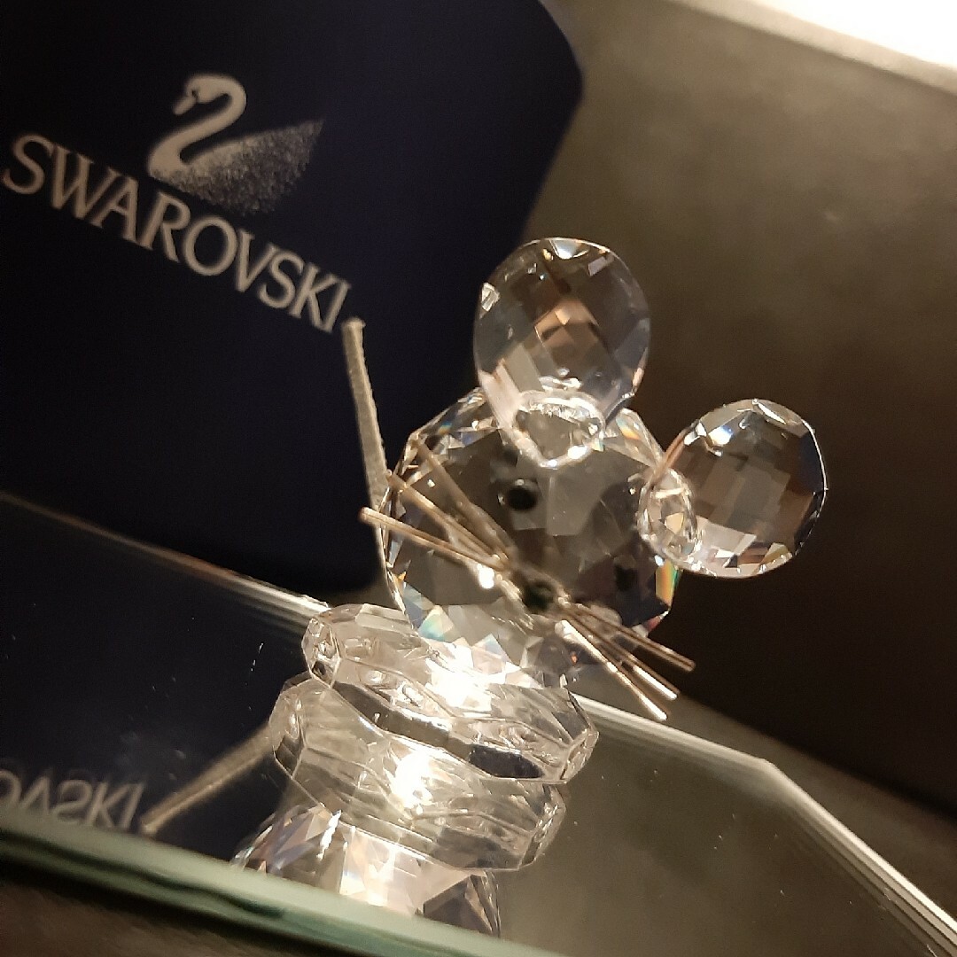 SWAROVSKI(スワロフスキー)のSWAROVSKI　ねずみ インテリア/住まい/日用品のインテリア小物(置物)の商品写真