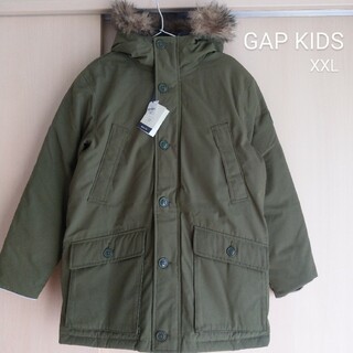 GAP Kids - ギャップ キッズ ダウン コート カーキ XXL 160