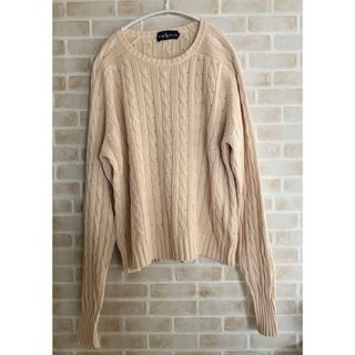 ラルフローレン(Ralph Lauren)の美品 ラルフローレン ニット セーター ケーブル編み ヴィンテージ レトロ(ニット/セーター)