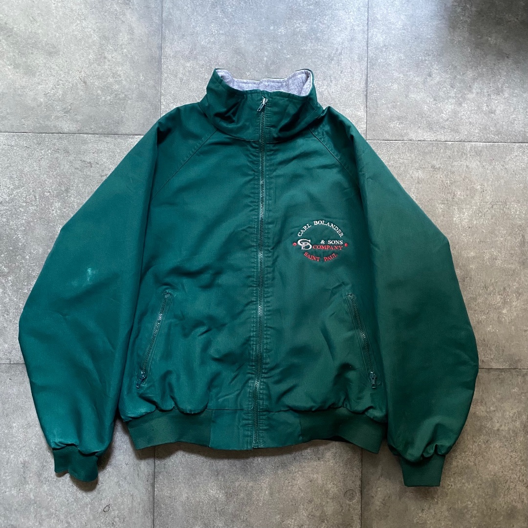 -90s sports master ナイロンブルゾUSA製 グリーン XL