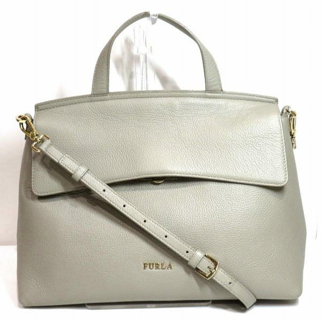 ヨレわずかに有り外側の状態フルラ FURLA ベージュ 2WAY バッグ ハンドバッグ レディース 送料無料 【あす楽】 ギフトラッピング無料