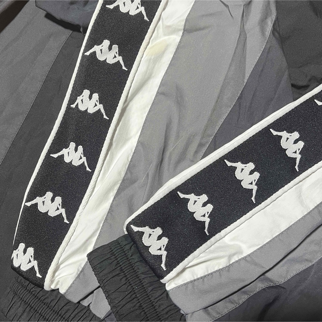 Kappa(カッパ)のO KAPPA カッパ 2WAY ロゴ シャカシャカ フード付き ジャケット レディースのジャケット/アウター(ナイロンジャケット)の商品写真