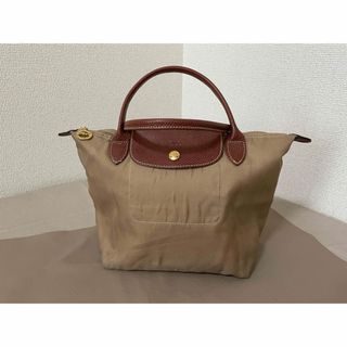 ロンシャン(LONGCHAMP)の【GW価格！】ロンシャンル・プリアージュ サイズS トップハンドルバッグベージュ(ハンドバッグ)