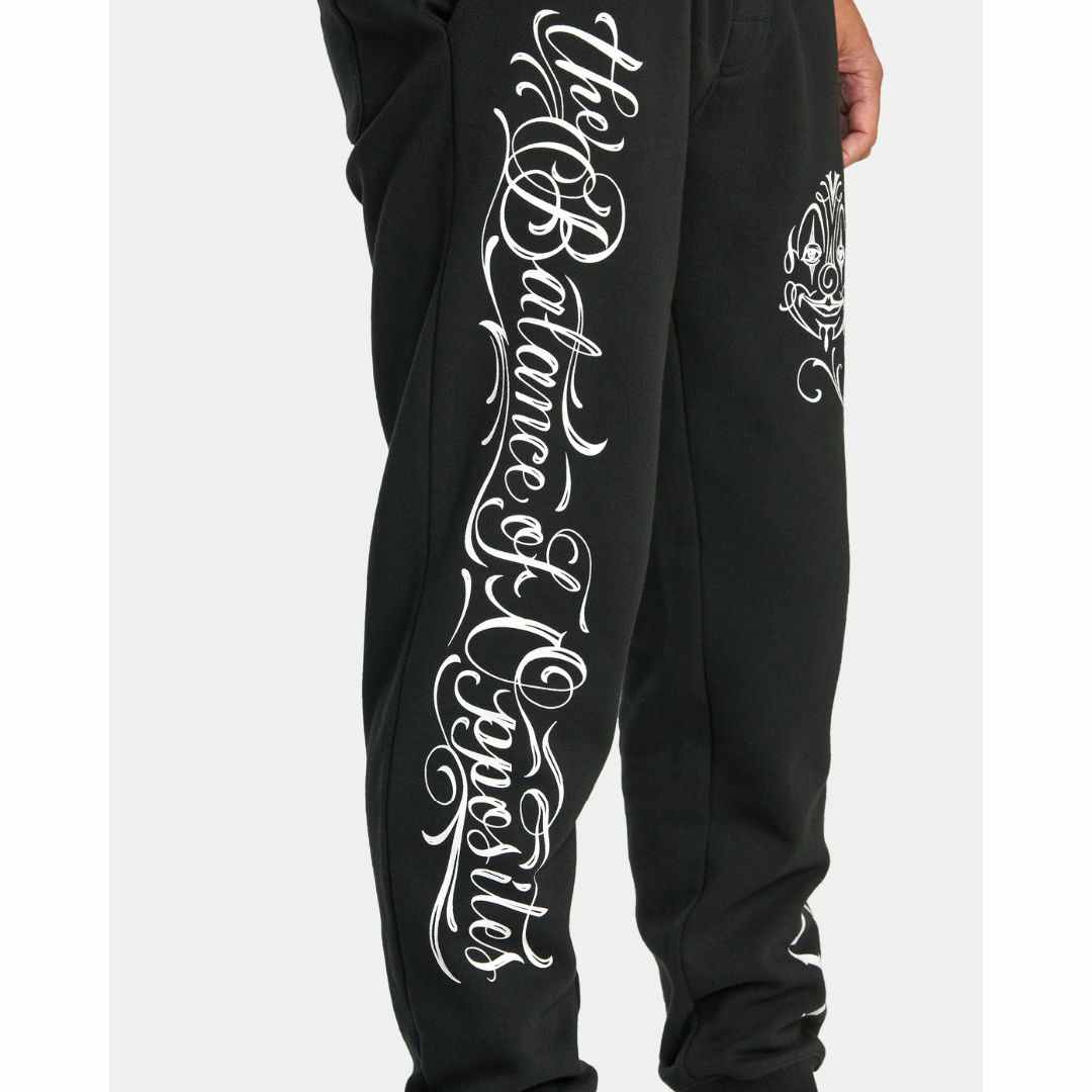 RVCA - MR CARTOON RVCA SWEATPANTS BLACK スエットパンツの通販 by