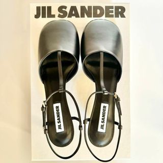 ジルサンダー(Jil Sander)の【未使用】23年秋冬商品 JIL SANDER カーフレザー ハイサンダル(サンダル)