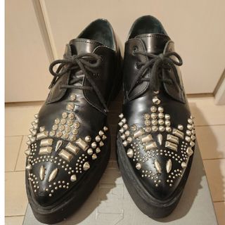 アレキサンダーマックイーン(Alexander McQueen)のアレキサンダーマックイーン　革靴　シューズ　EU36(ローファー/革靴)