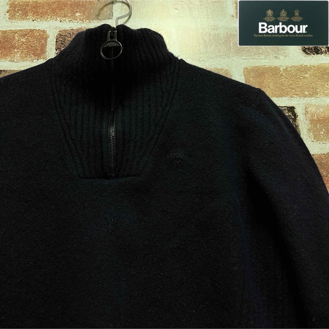 Barbour(バーブァー)の超大特価❗️Barbour ハーフジップ　ニット　セーター❗️ レディースのトップス(ニット/セーター)の商品写真