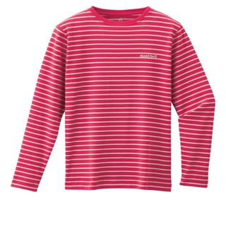 モンベル(mont bell)の未使用　モンベル　ボーダー　130 長袖(Tシャツ/カットソー)