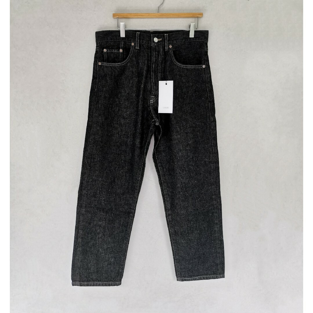 A.PRESSE Black Washed Denim Pants M メンズのパンツ(デニム/ジーンズ)の商品写真