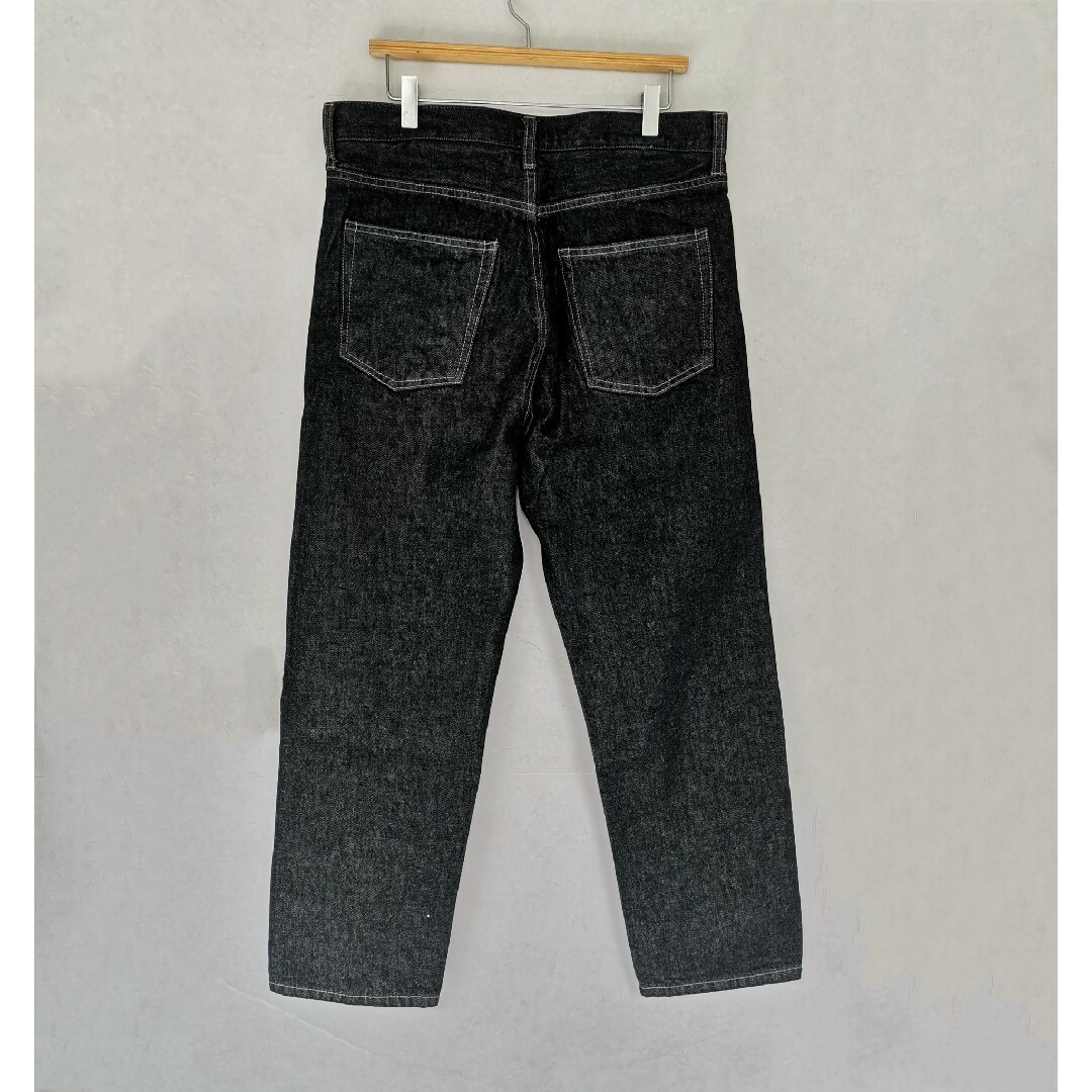 A.PRESSE Black Washed Denim Pants M メンズのパンツ(デニム/ジーンズ)の商品写真