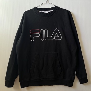 フィラ(FILA)のFILA フィラ トレーナー S ブラック(トレーナー/スウェット)