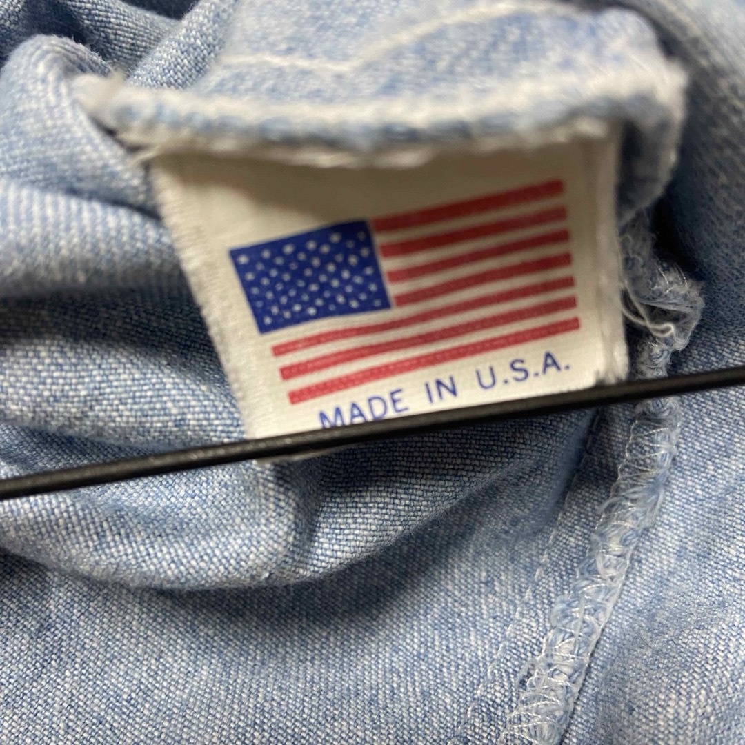古着 デニムシャツ TOO CUTe! フリントストーン USA製 メンズのトップス(シャツ)の商品写真