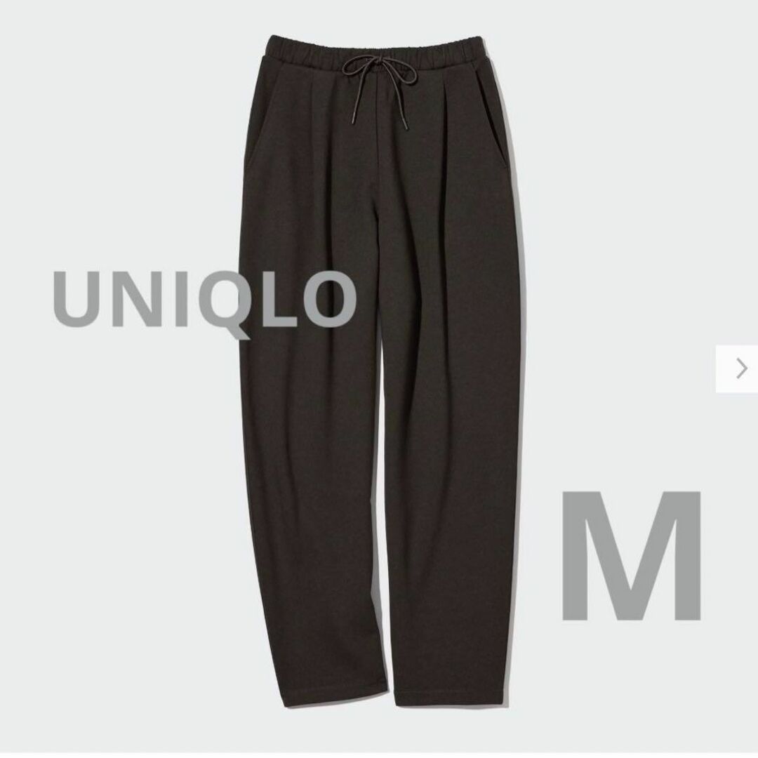 UNIQLO(ユニクロ)の⚫︎UNIQLO⚫︎ドライスウェットタックテーパードパンツ　M レディースのパンツ(カジュアルパンツ)の商品写真