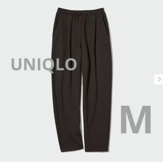 ユニクロ(UNIQLO)の⚫︎UNIQLO⚫︎ドライスウェットタックテーパードパンツ　M(カジュアルパンツ)