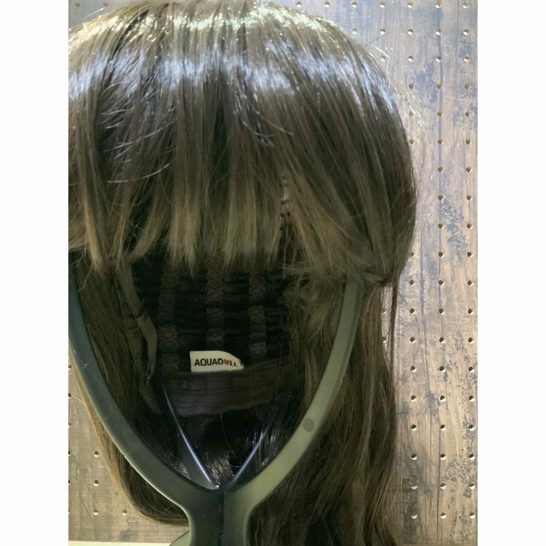 AQUADOLL(アクアドール)のAQUADOLL ウィッグ ロング 焦茶 前髪 全頭 ヅラ レディースのウィッグ/エクステ(ロングカール)の商品写真