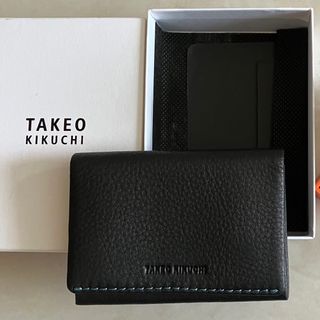 タケオキクチ(TAKEO KIKUCHI)の新品 本革 名刺入れ TAKEO KIKUCHI(名刺入れ/定期入れ)