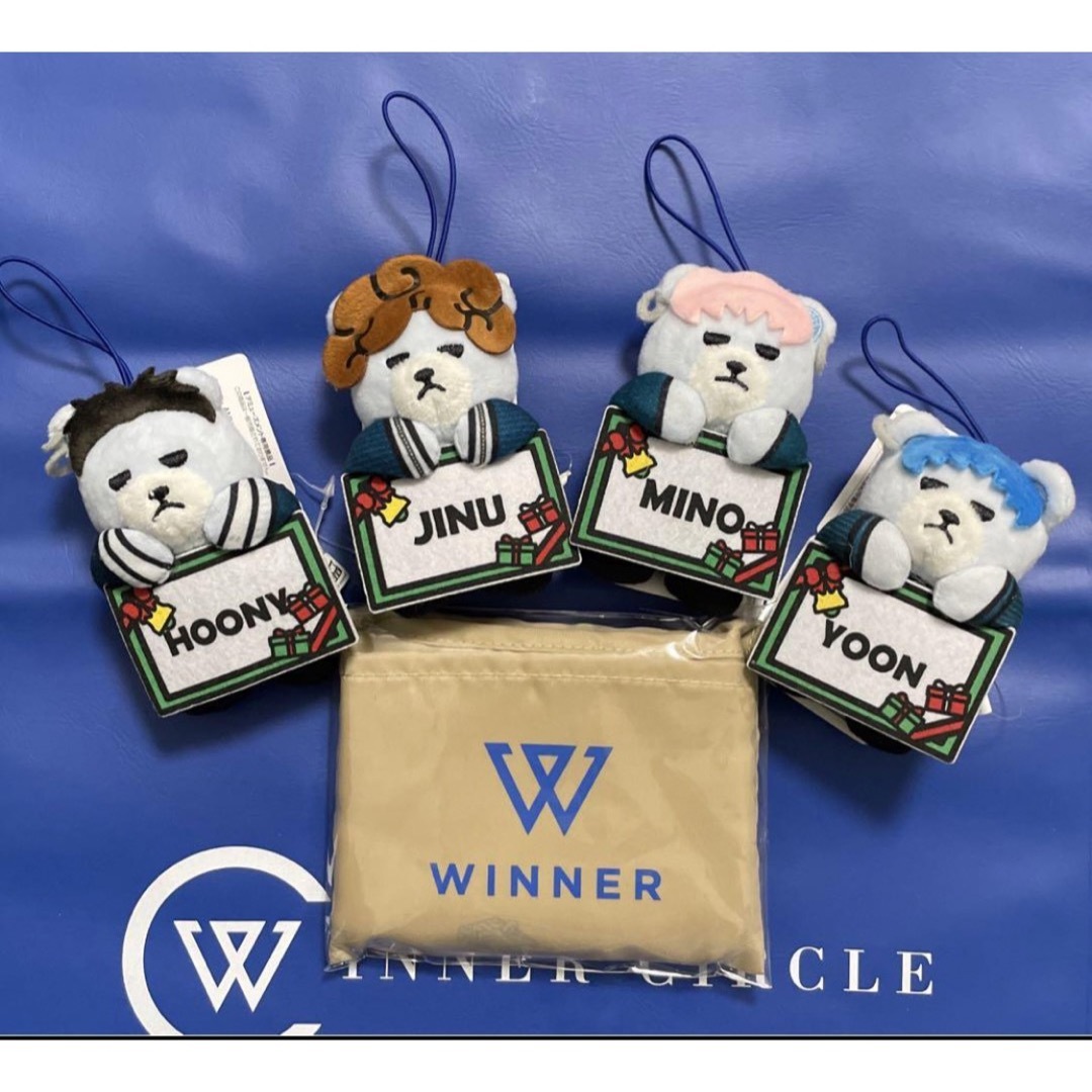 WINNER(ウィナー)のWINNER FC クリスマス　グッズ　エコバッグ　マスコット　KRUNK エンタメ/ホビーのタレントグッズ(アイドルグッズ)の商品写真