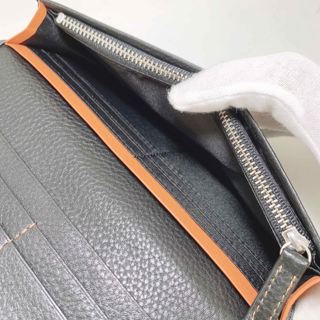 PRAIRIE(プレリー)のＯ　極美品 PRAIRIE レザーロングウォレット BLACK タグ付き レディースのファッション小物(財布)の商品写真