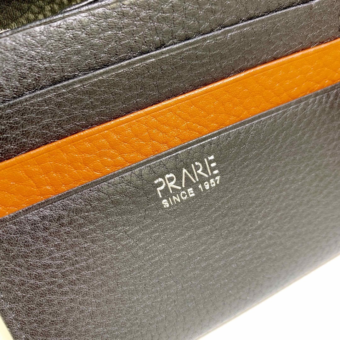 PRAIRIE(プレリー)のＯ　極美品 PRAIRIE レザーロングウォレット BLACK タグ付き レディースのファッション小物(財布)の商品写真