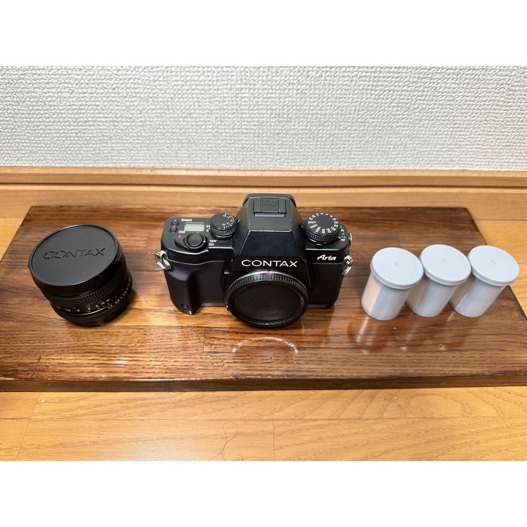 CONTAX(コンタックス)のcontax aria contax planar50mm f.7 AEJセット スマホ/家電/カメラのカメラ(フィルムカメラ)の商品写真