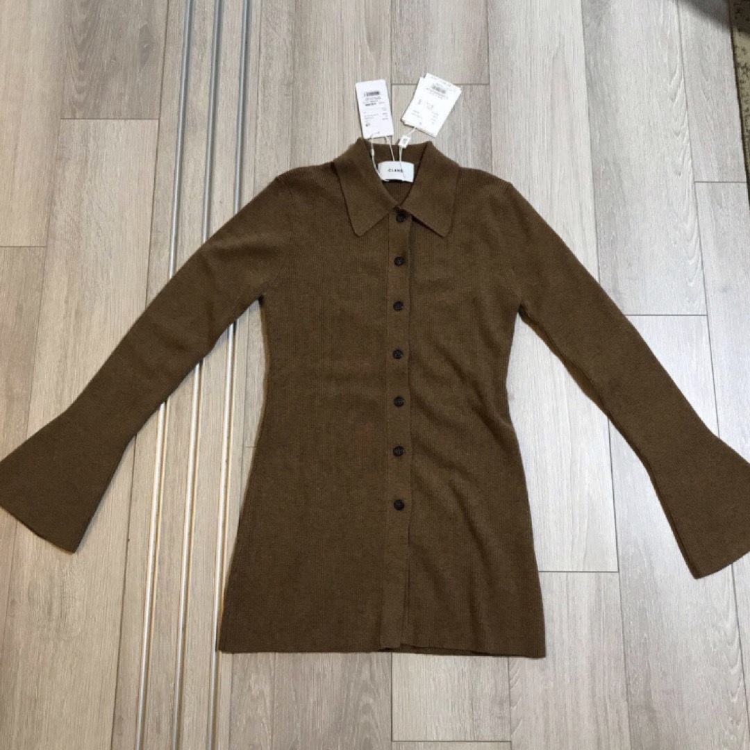 CLANE COLLAR RIB CARDIGAN | フリマアプリ ラクマ