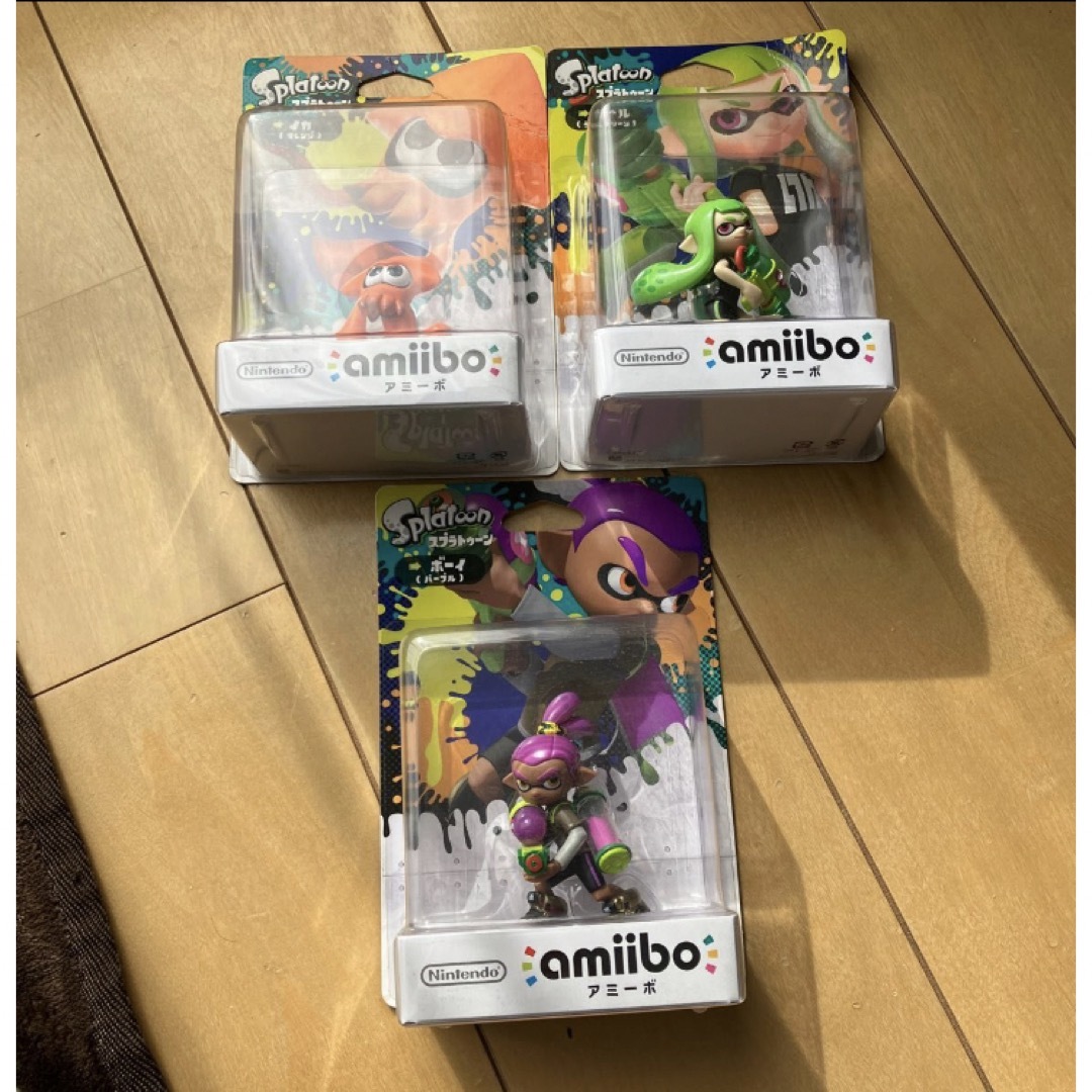 amiibo 未開封 スプラトゥーン ガール(ライムグリーン) ボーイ