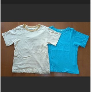 ユニクロ(UNIQLO)のUNIQLO　GU　Tシャツ　トップス　140㎝　2点セット(Tシャツ/カットソー)