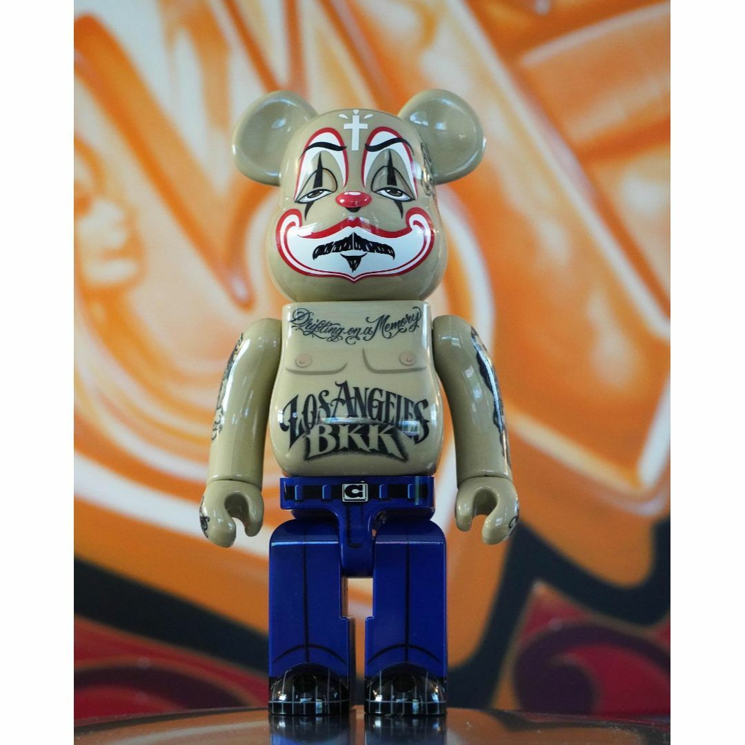 ベアブリックMR CARTOON BE@RBRICK 100% BLOCK FIGURE 熊