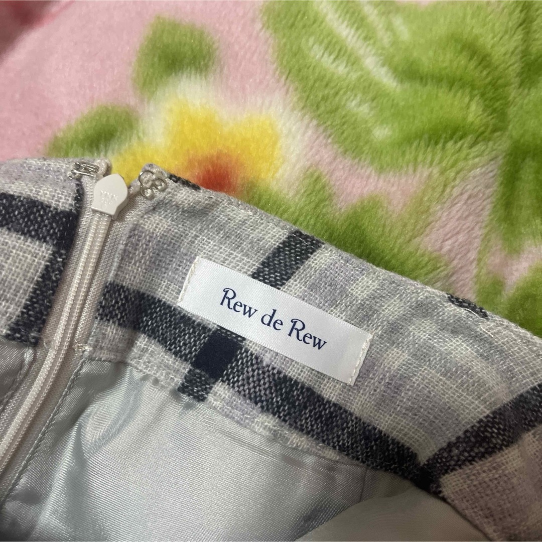Rew de Rew(ルーデルー)のルーデルー　ssサイズ　チェックスカート レディースのスカート(ミニスカート)の商品写真