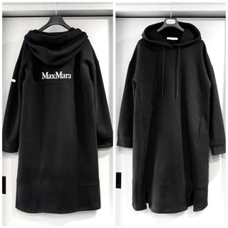 マックスマーラ(Max Mara)の綺麗‼️マックスマーラ ロゴ入り ふんわりシルエット ワンピース(ひざ丈ワンピース)