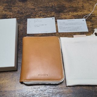 エンダースキーマ(Hender Scheme)の【エンダースキーマ】スクエアジップパース(財布)ブラウン(折り財布)