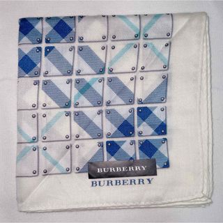 バーバリー(BURBERRY)の【新品未使用品】BURBERRYハンカチ(綿100%)(ハンカチ)