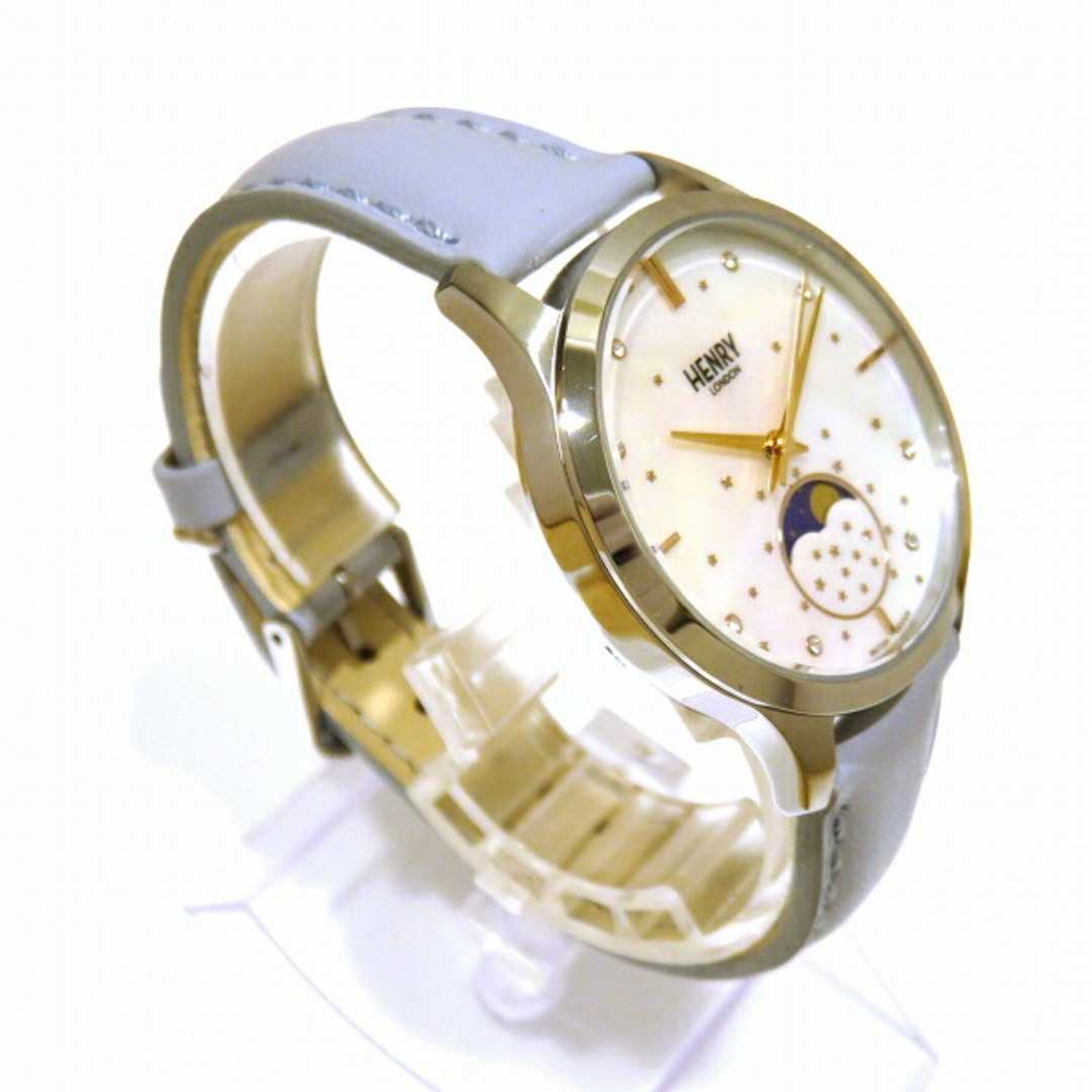 ヘンリーロンドン MOONPHASE HL35-LS-0327 クォーツ 時計 腕時計 レディース 送料無料 【あす楽】劣化なし針