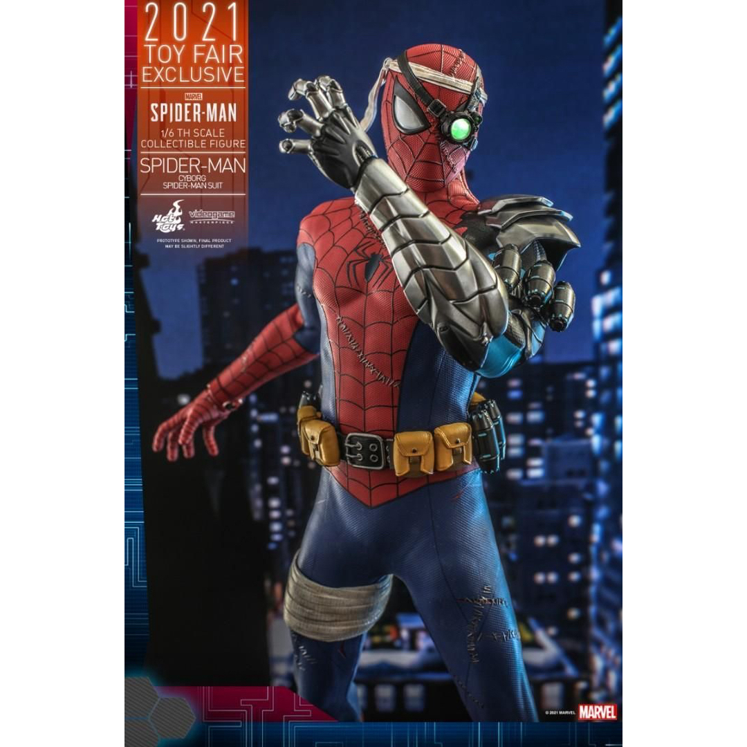 ホットトイズ VGM51 スパイダーマンサイボーグ・スーツ版1/6フィギュア ホットトイズ VGM51 スパイダーマンサイボーグ・スーツ版1/6フィギュア