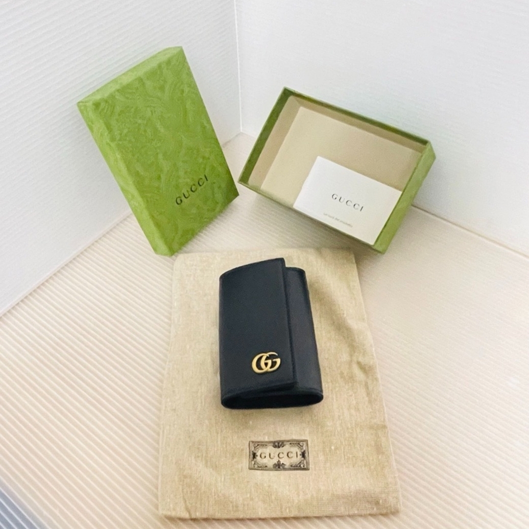 新品未使用】Gucci グッチ GGマーモント キーケース 新品未使用】Gucci グッチ GGマーモント キーケース